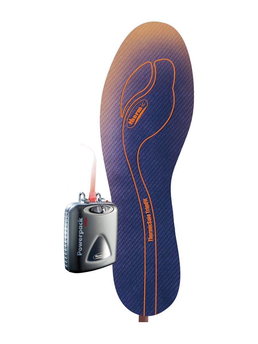 Therm-ic PowerPack Set Max + ThermicSole TrimFit, grey - Bild 1