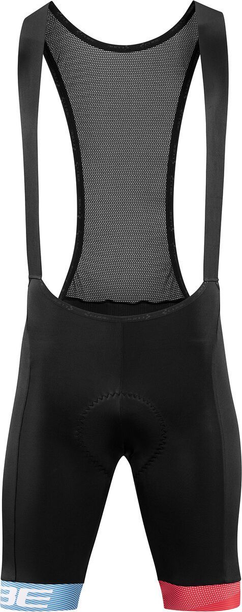 Cube Teamline Trägerhose kurz, black´n´blue´n´red - Bild 1