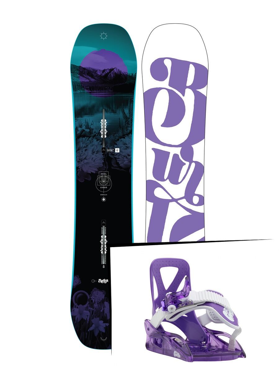 Set: Burton Feelgood Smalls 2019 + Burton Grom purple - Bild 1