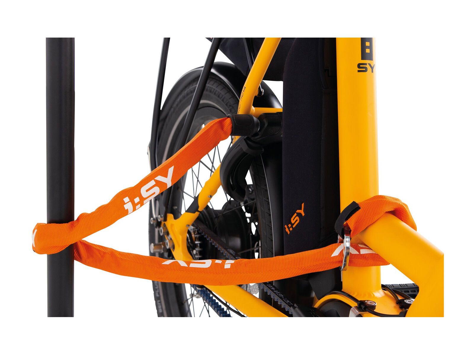 i:SY Schloss-Set by Trelock RS 453, orange/schwarz - Bild 3