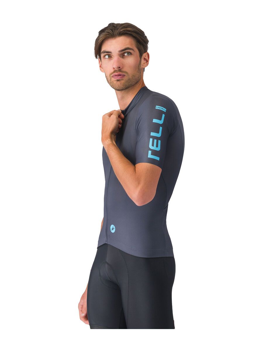 Castelli Entrata Apex Jersey, twilight blue/neon cobalt - Bild 2