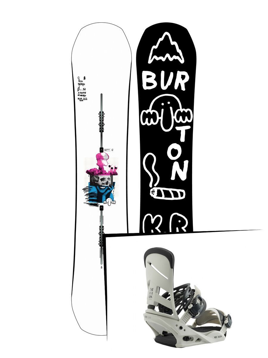 Set: Burton Kilroy Process 2019 + Burton Mission bone - Bild 1