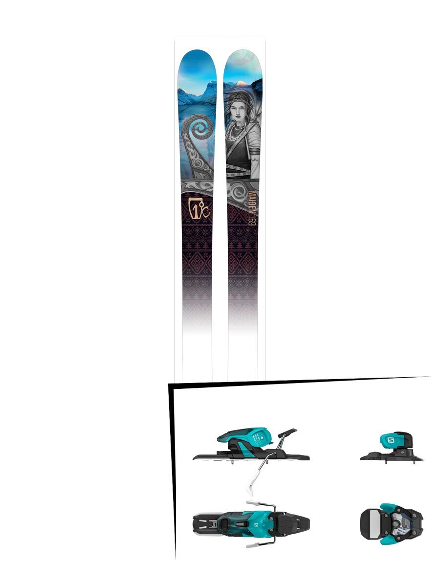 Set: Icelantic Maiden 2016 + Salomon Warden 11 (1706226) - Bild 1