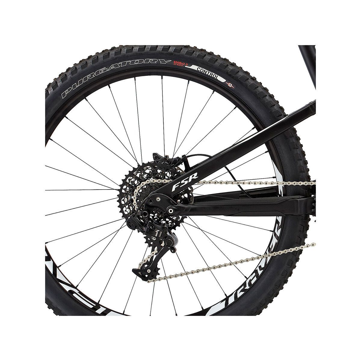 Specialized Stumpjumper FSR Elite 650b, satin black/white - Bild 4