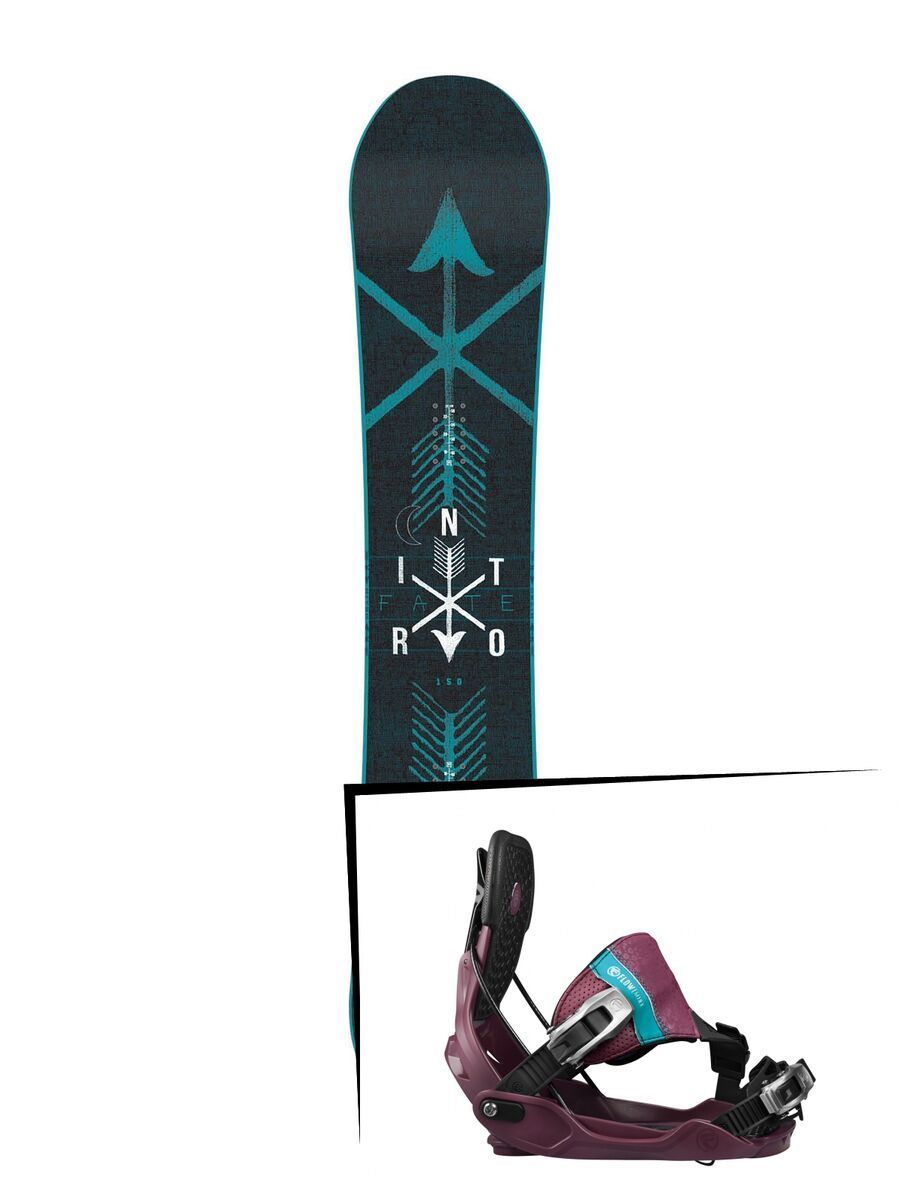 Set: Nitro Fate Zero 2015 + Flow Minx Hybrid (1718429S) - Bild 1