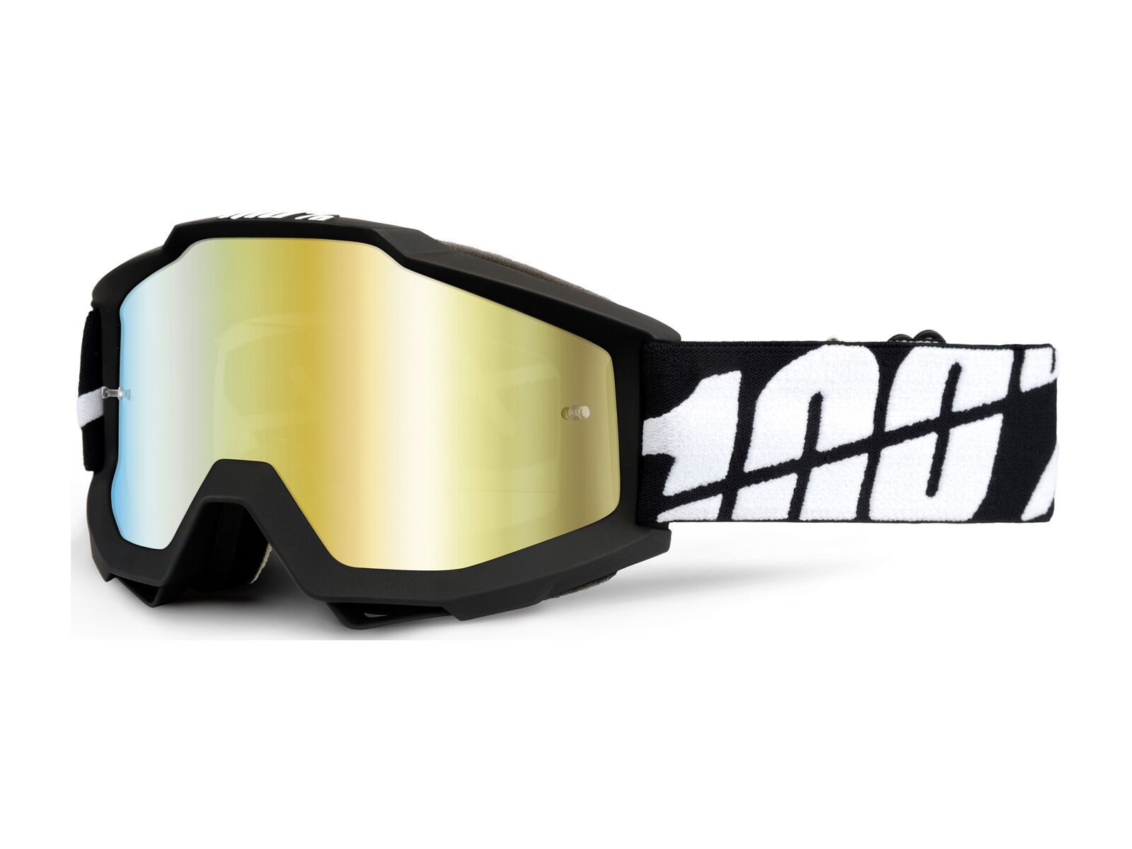 100% Accuri inkl. Wechselscheibe, black tornado/Lens: mirror gold - Bild 1