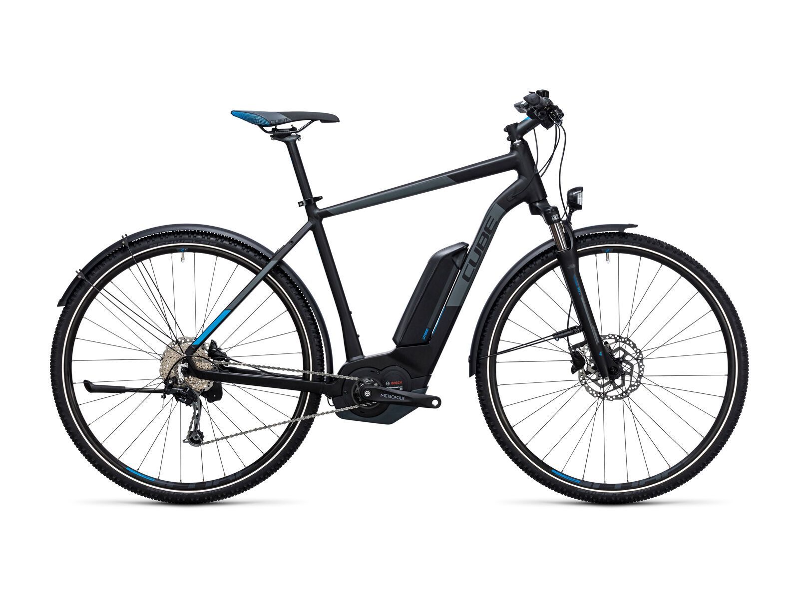 Cube Cross Hybrid Pro Allroad 400, black´n´blue - Bild 1