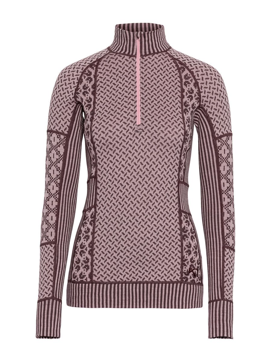 Kari Traa Smekker Half Zip, cocoa powder - Bild 1