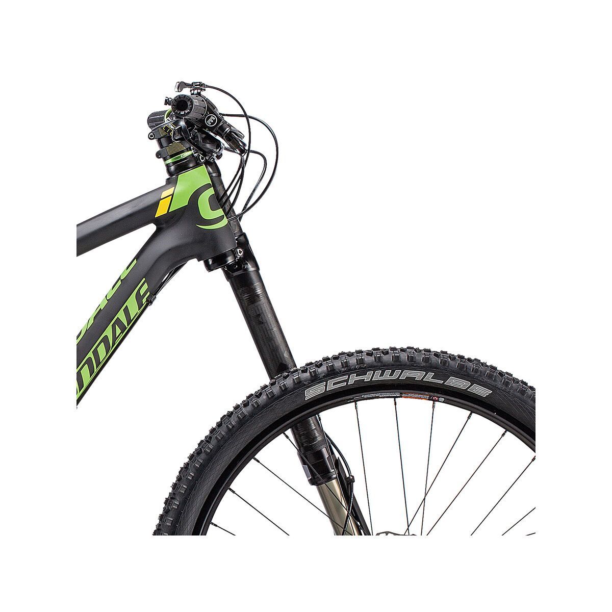 Cannondale Jekyll 27.5 Carbon Team, jet black with berzerker green, cdale yellow, matte - Bild 5