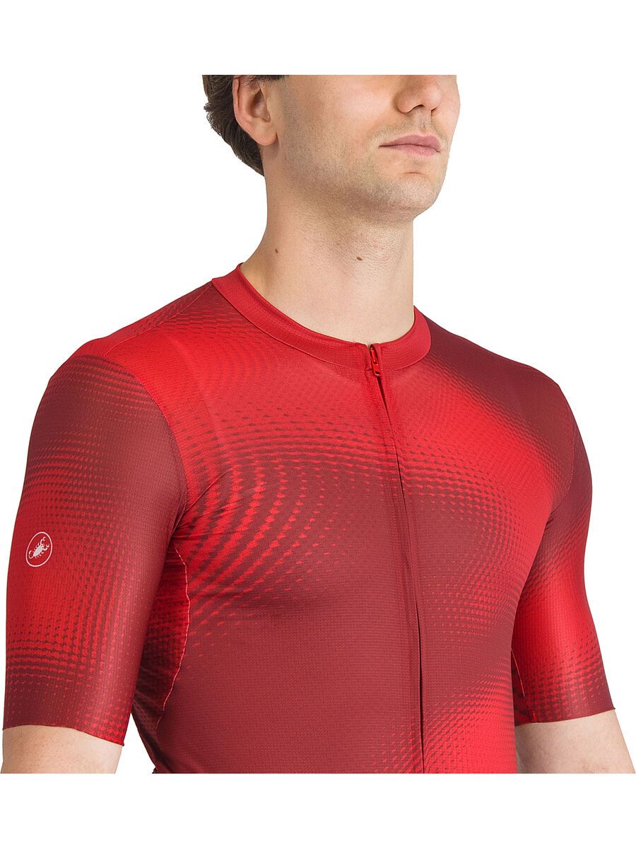 Castelli Vortice Jersey, red/rich red - Bild 3