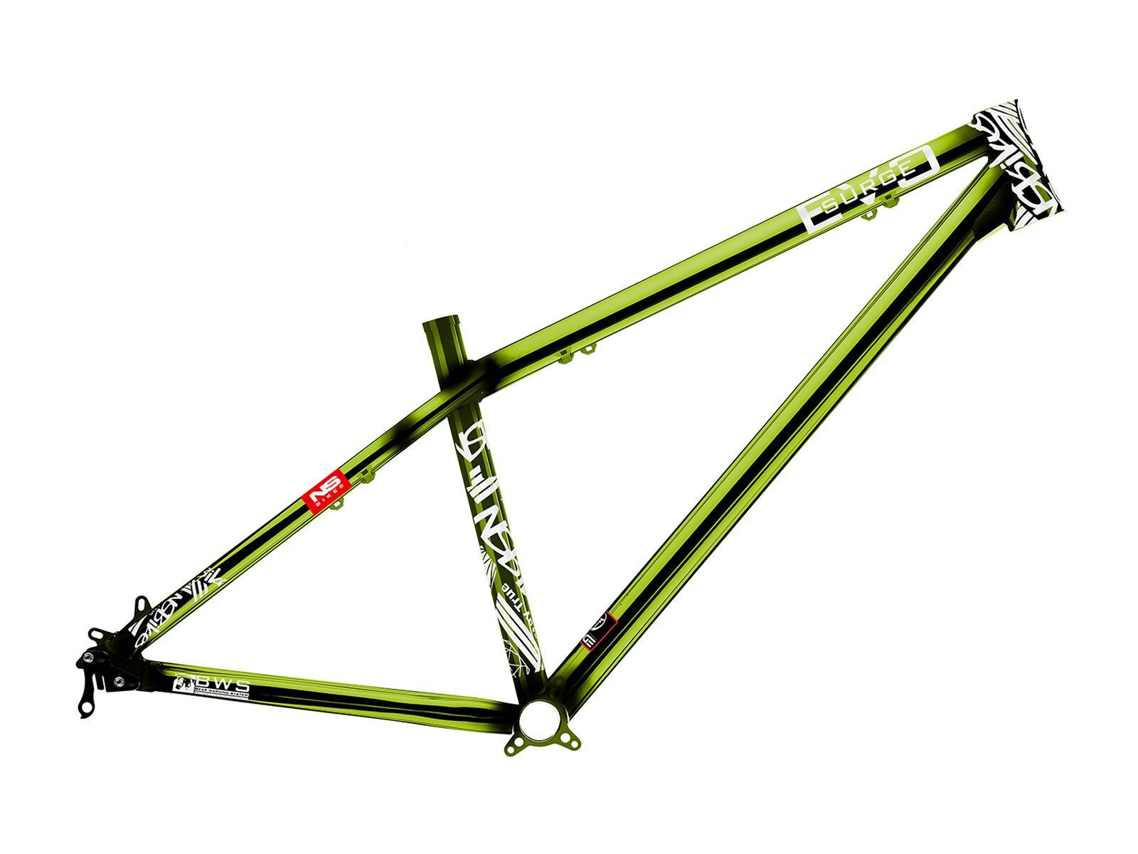 NS Bikes Surge EVO Frame, trans olive - Bild 1