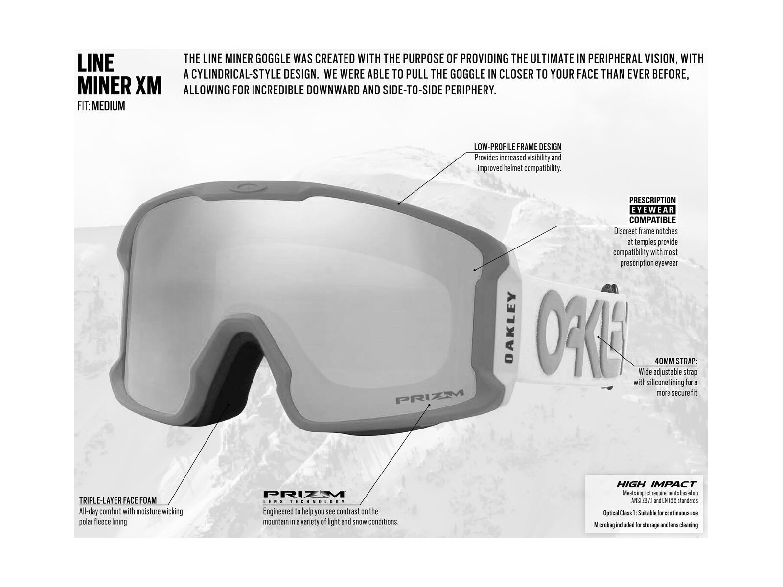 Oakley Line Miner M, Prizm Persimmon / matte black - Bild 6