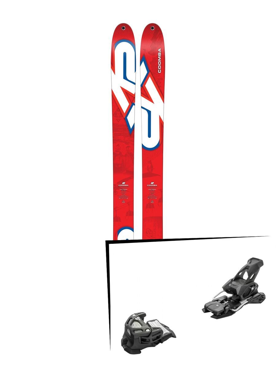 Set: K2 SKI Coomback 114 2017 + Tyrolia Attack 14 AT ohne Bremse, solid black - Skiset - Bild 1