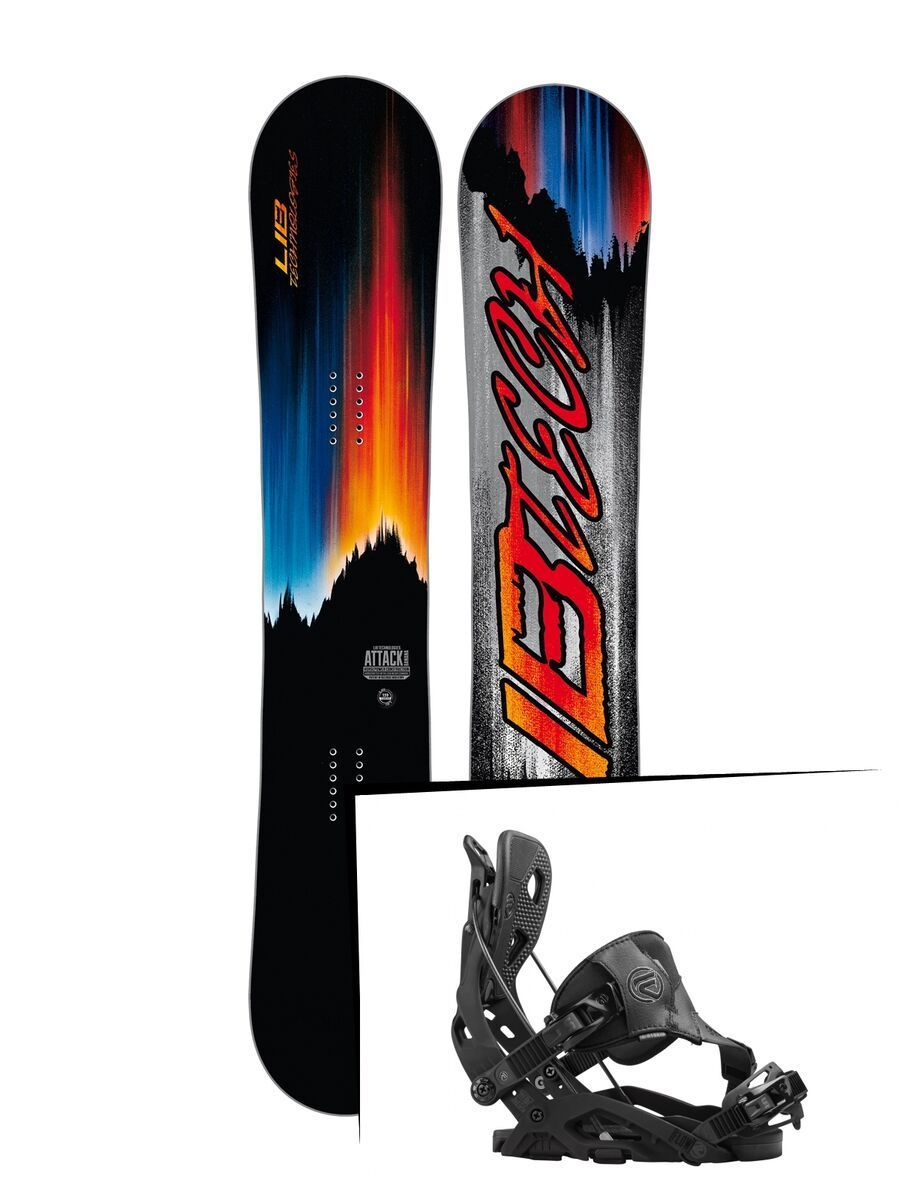 Set: Lib Tech Attack Banana 2017 + Flow Fuse Hybrid (1513148S) - Bild 1