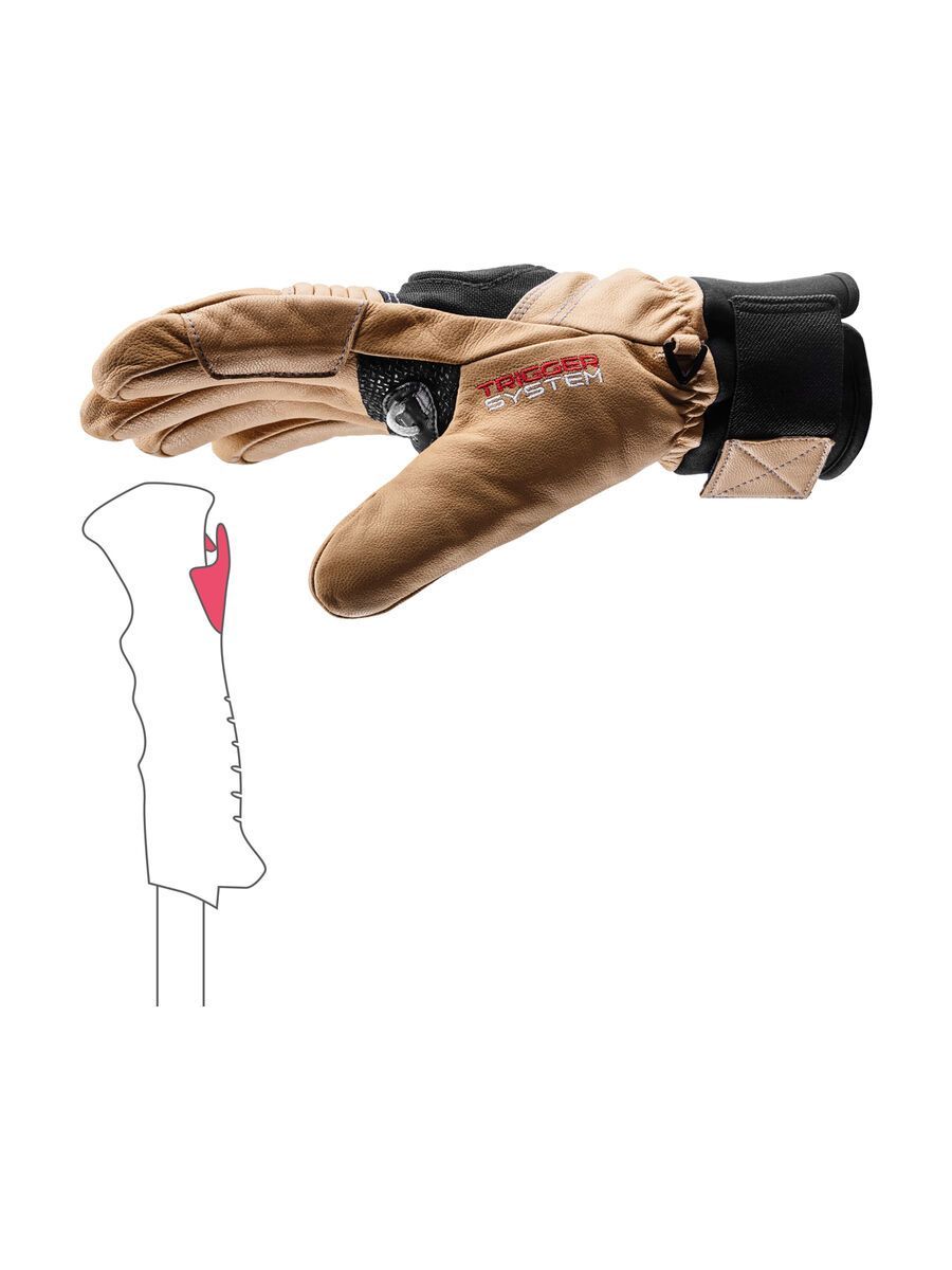 Leki Copper 3D, tan/black - Bild 3