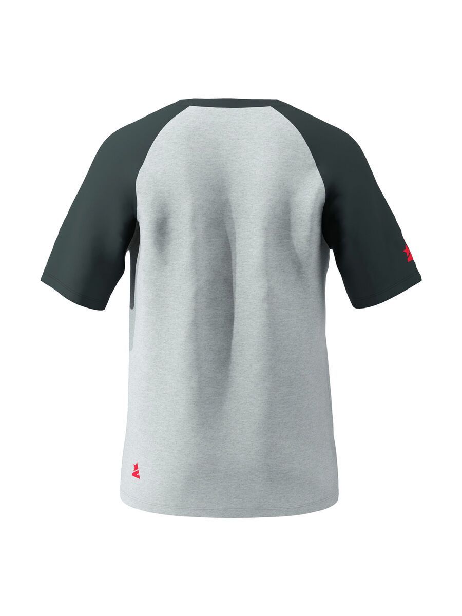Zimtstern Cupz Tee Men, glacier grey melange/pirate black - Bild 4