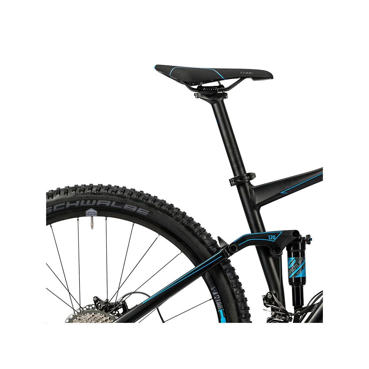 Cube Stereo 120 HPA Race 29, black´n´blue - Bild 6