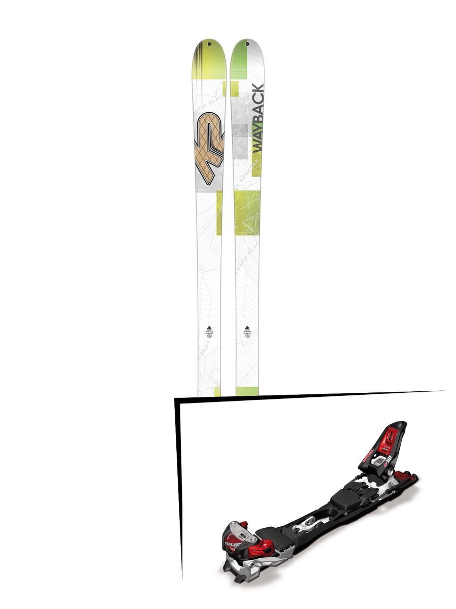K2 SKI Set: Wayback 88 2016 + Marker F12 Tour - Bild 1