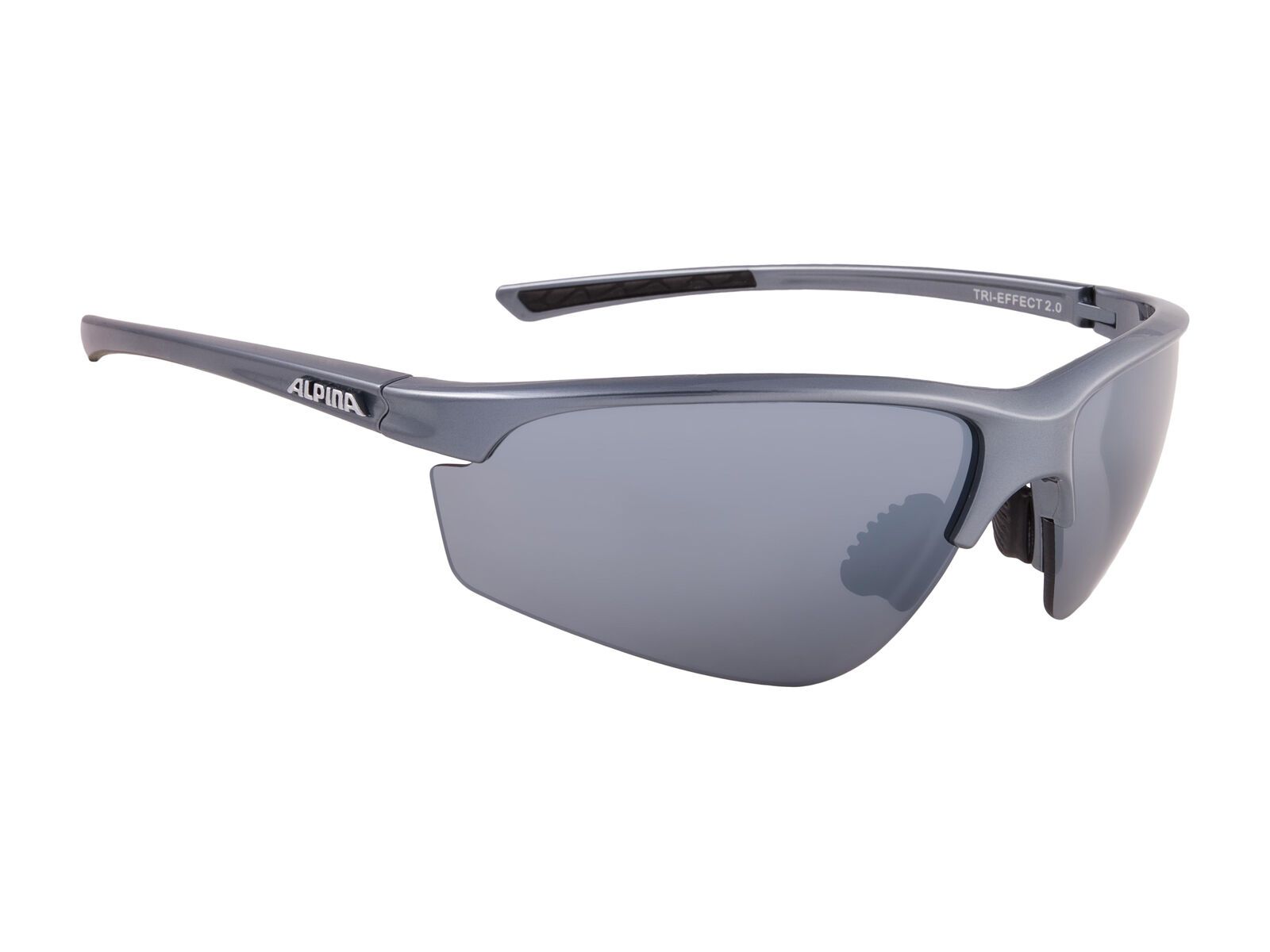 Alpina Tri-Effect 2.0 inkl. Wechselscheibe, tin/Lens: ceramic mirror black - Bild 1