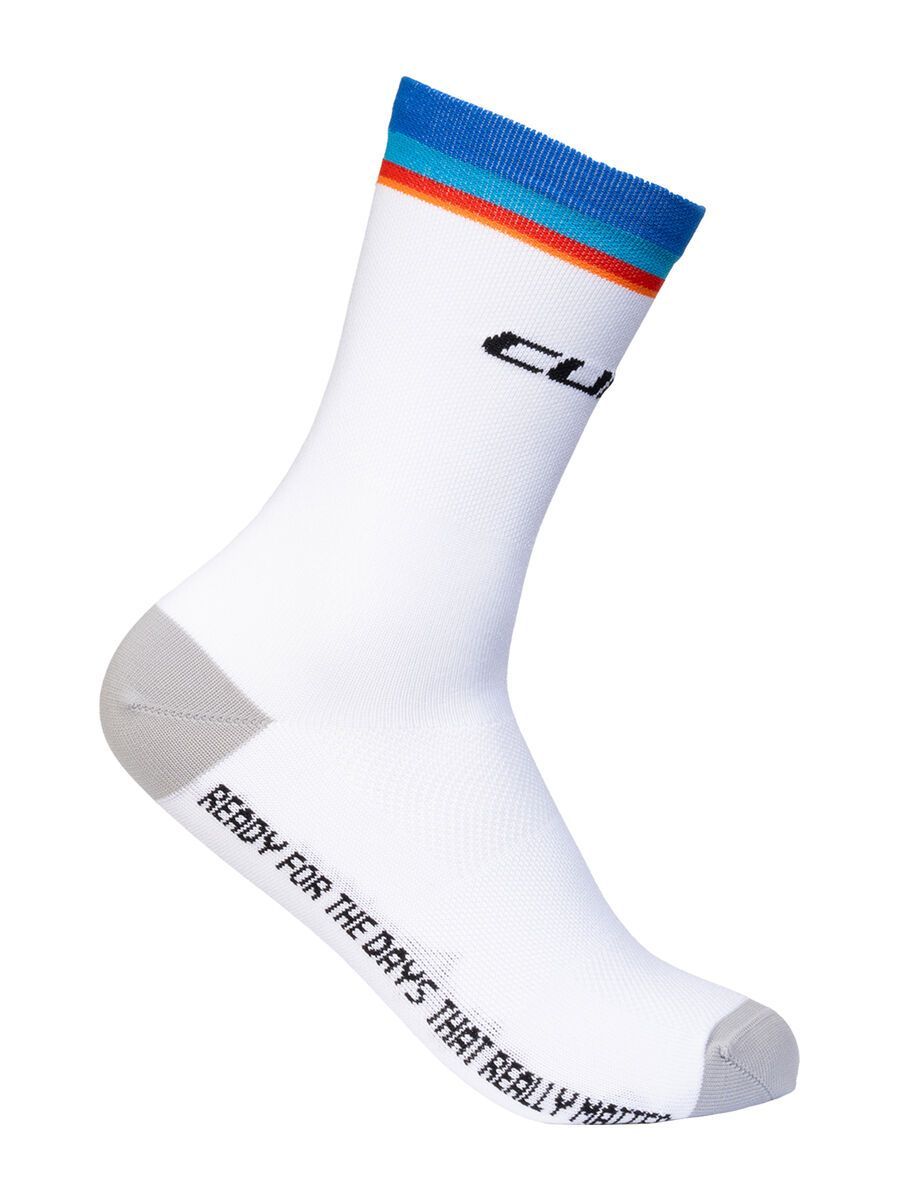 Cube Socke High Cut Road/XC Teamline, white - Bild 1