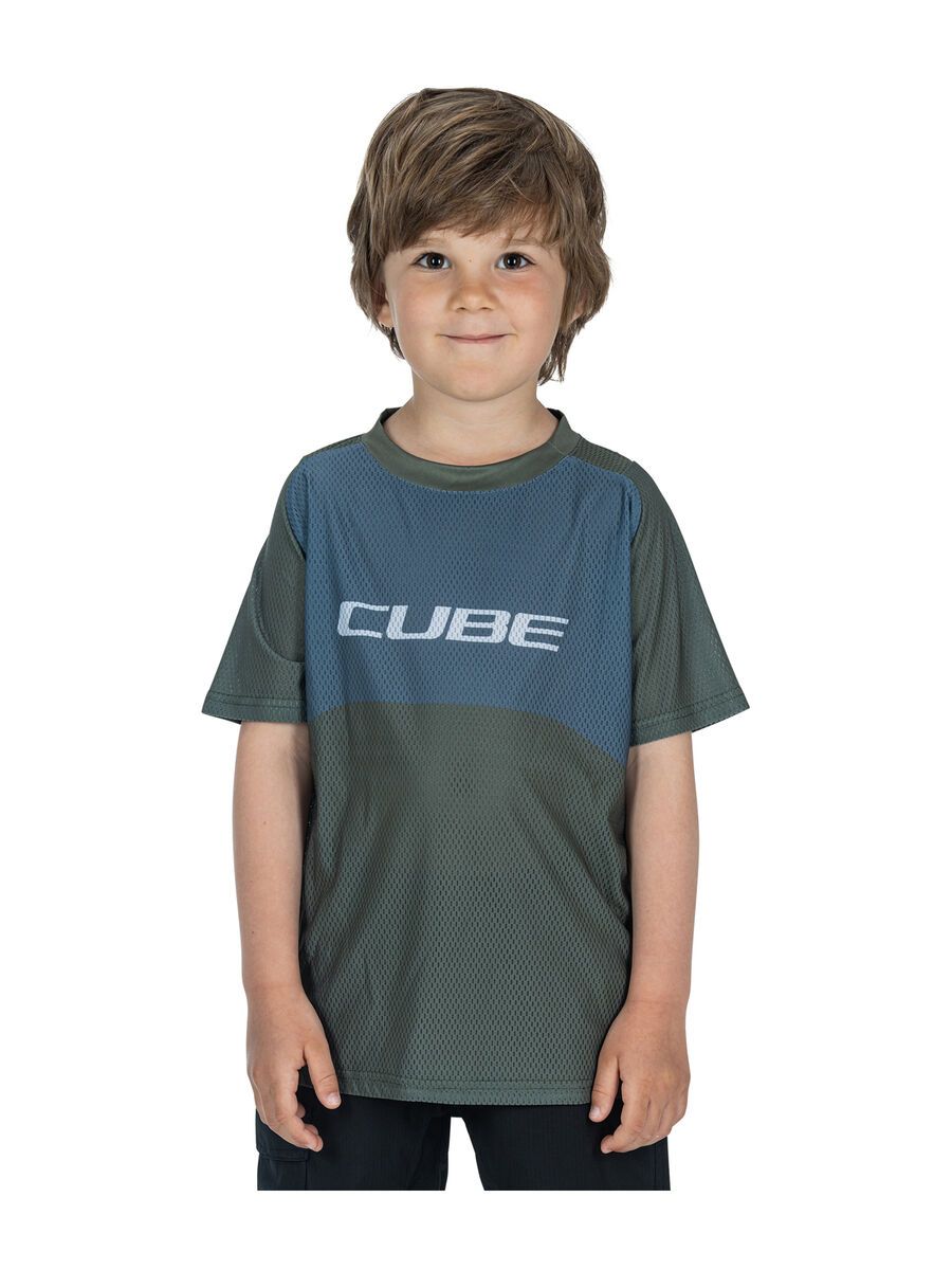 Cube Vertex Trikot Rookie TM, olive´n´grey - Bild 2