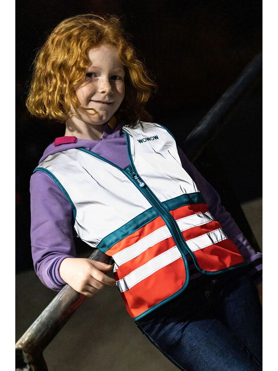 Wowow Wasabi Jacket Full Reflective, red - Bild 2