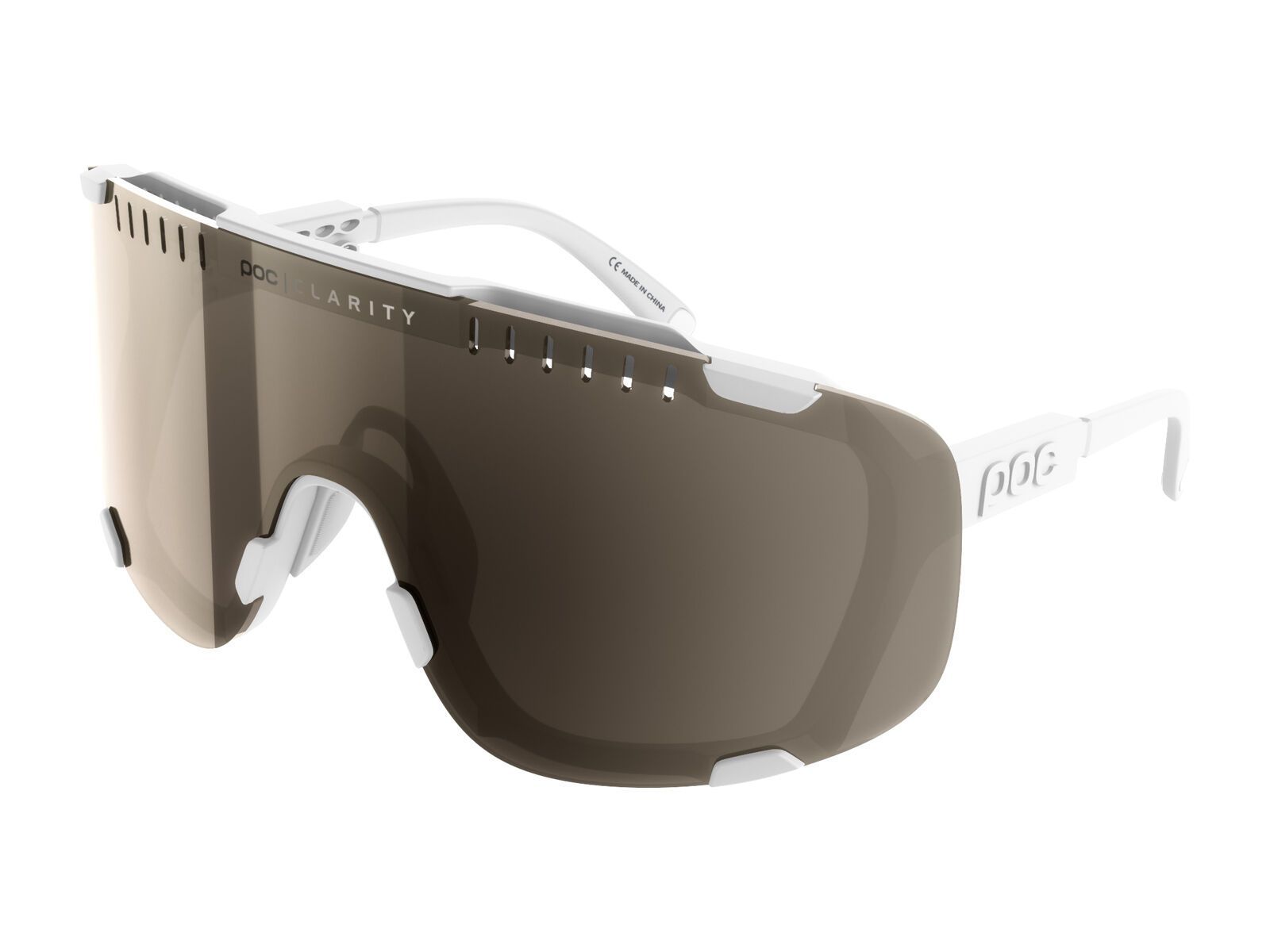 POC Devour, Clarity Trail Partly Sunny Silver / hydrogen white - Bild 1