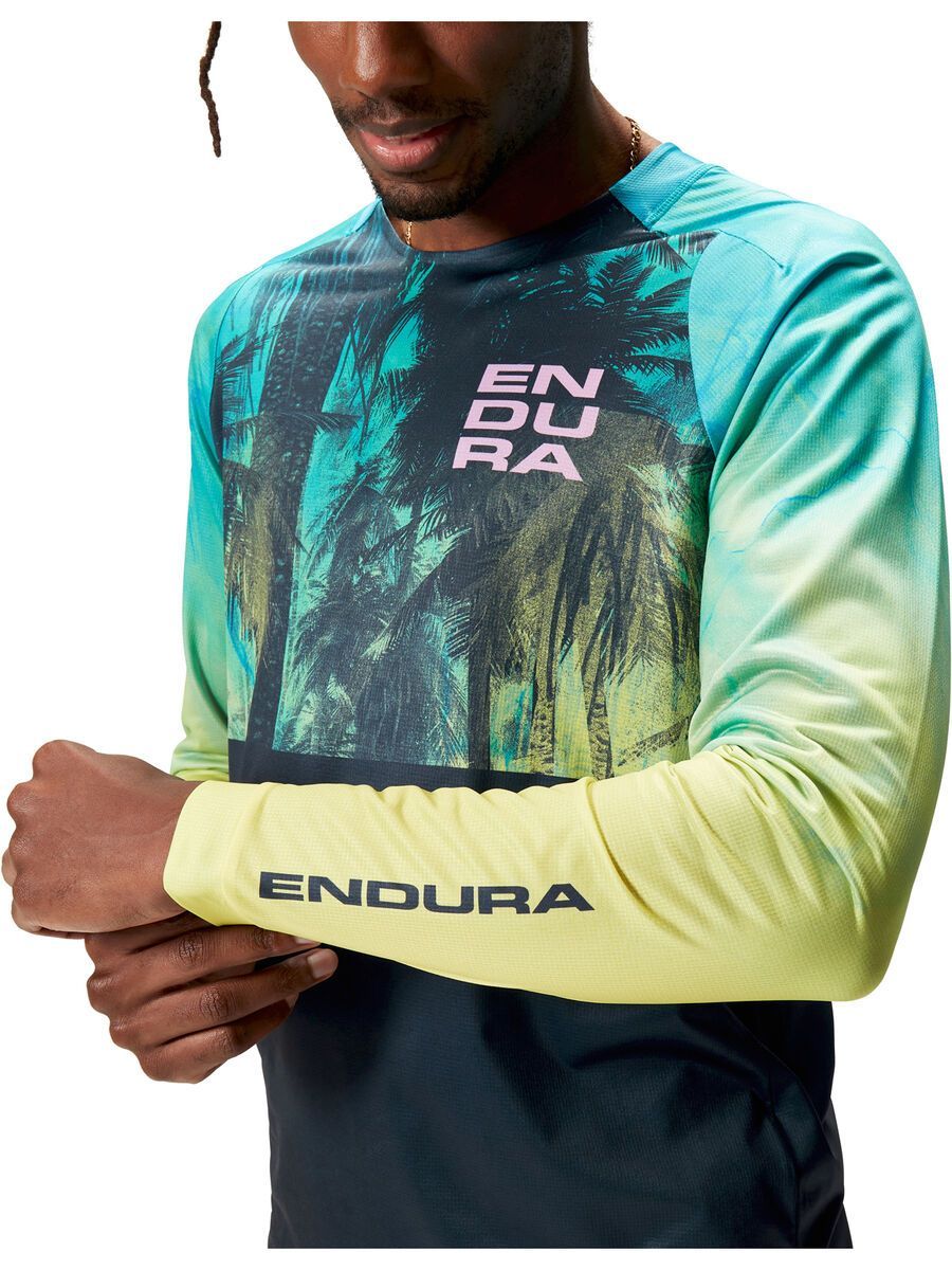 Endura Tropical Print LTD (Langarm), atlantikblau - Bild 8