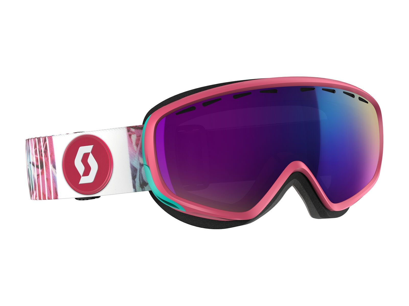 Scott Dana, berry pink white/Lens: amplifier teal chrome - Bild 1
