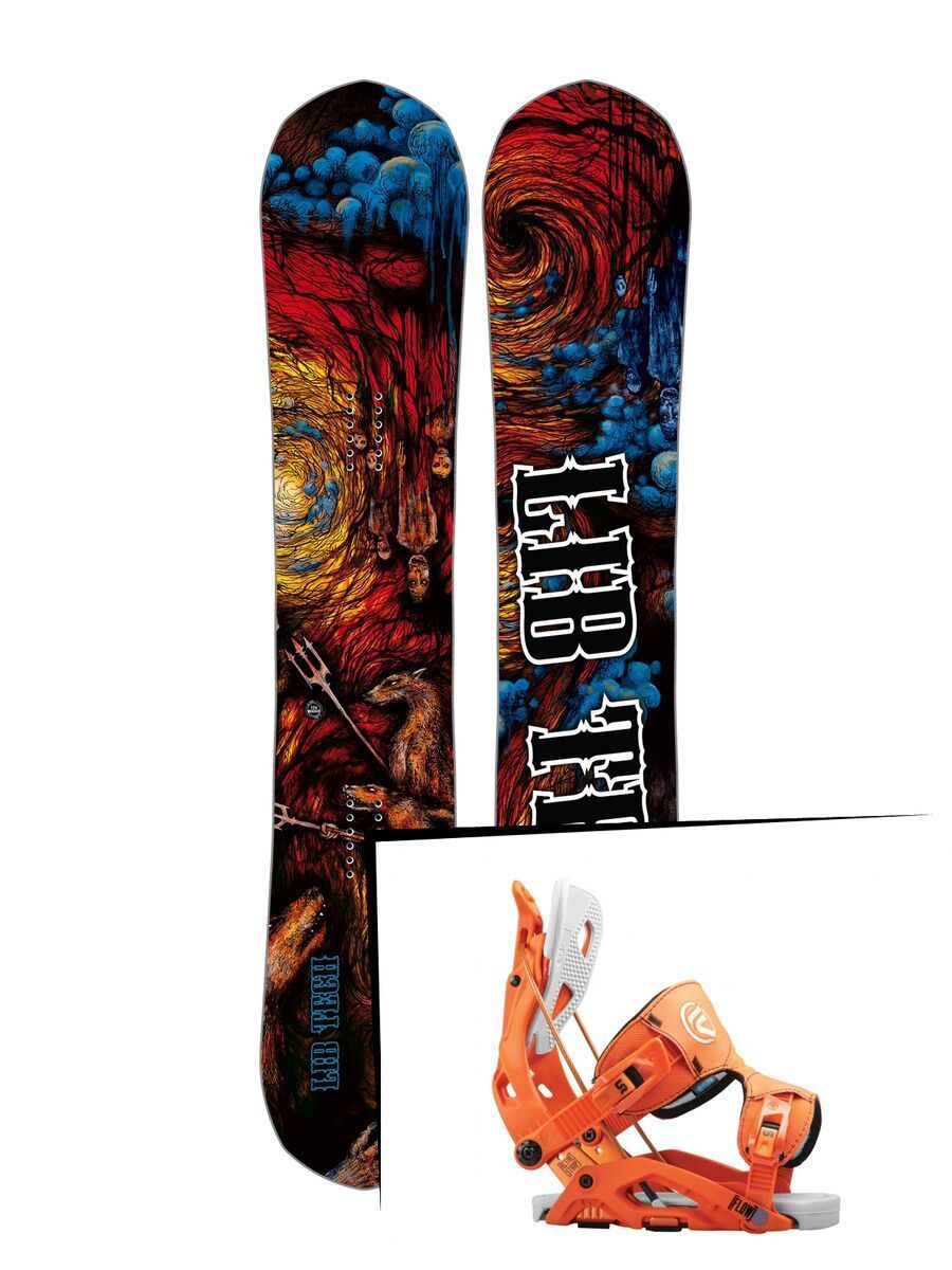 Set: Lib Tech From Hell Hot Knife 2017 + Flow Fuse (1513145S) - Bild 1