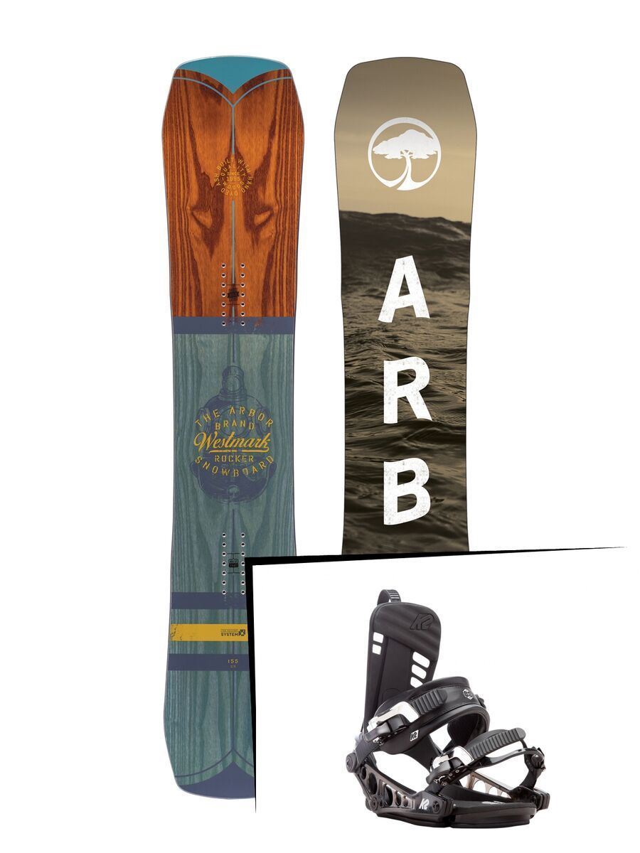 Set: Arbor Westmark Rocker 2017 + K2 Cinch CTX (1728771S) - Bild 1