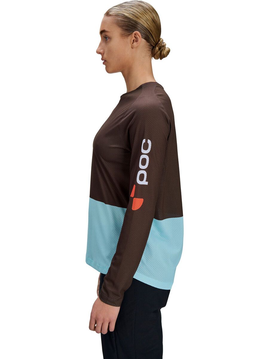 POC W's Motion Air Long Sleeve MTB Jersey, bronzite brown/lazurite blue - Bild 5