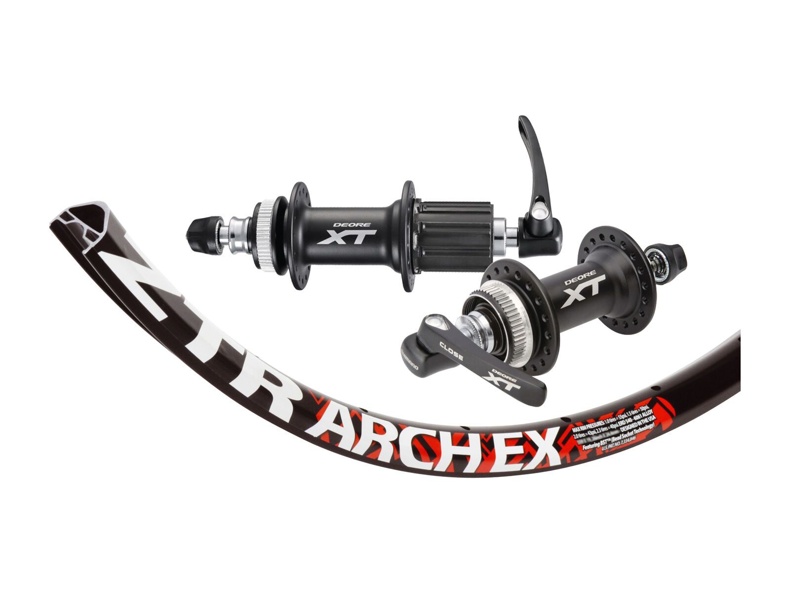 Stan's NoTubes ZTR Arch EX 26 / Shimano XT 785 Centerlock, schwarz - Bild 1