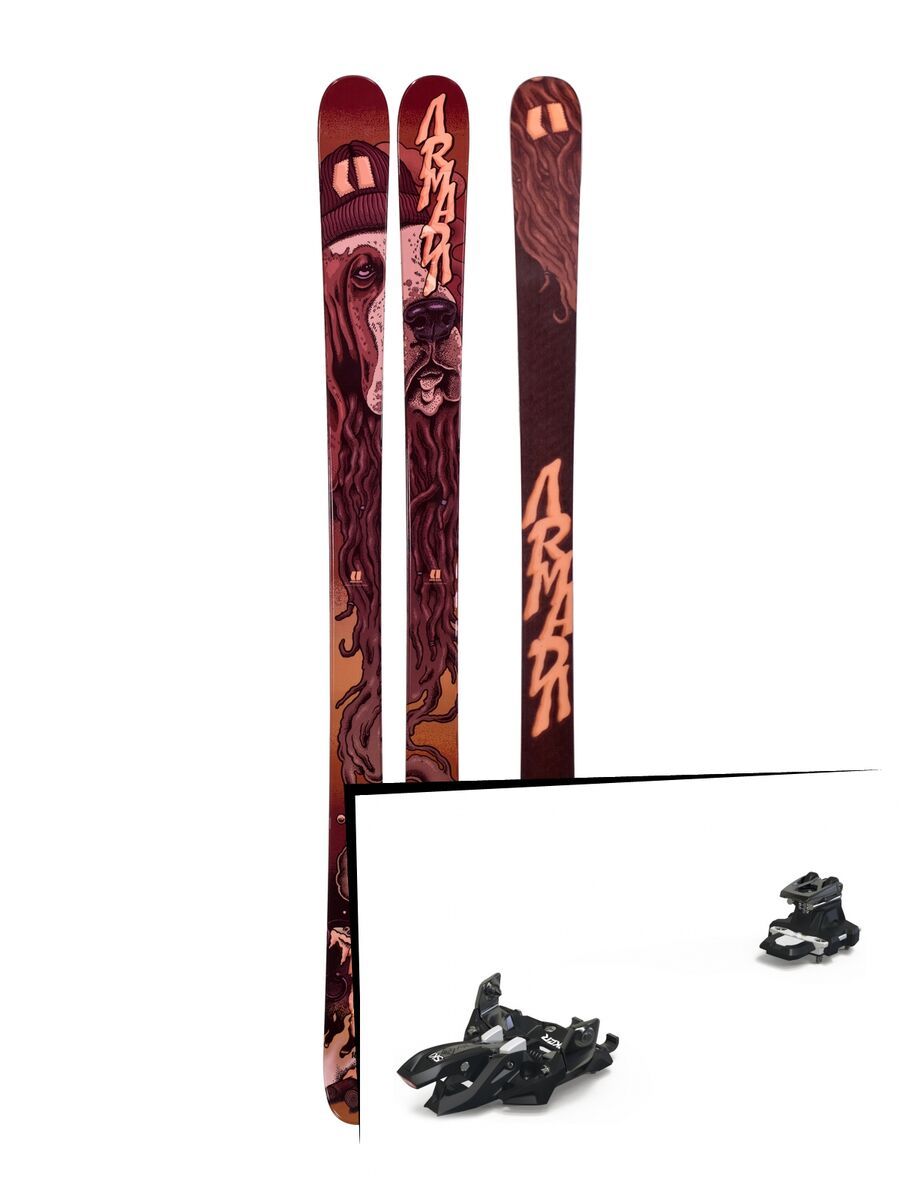 Set: Armada BDog 2019 + Marker Alpinist 12 black/titanium - Bild 1