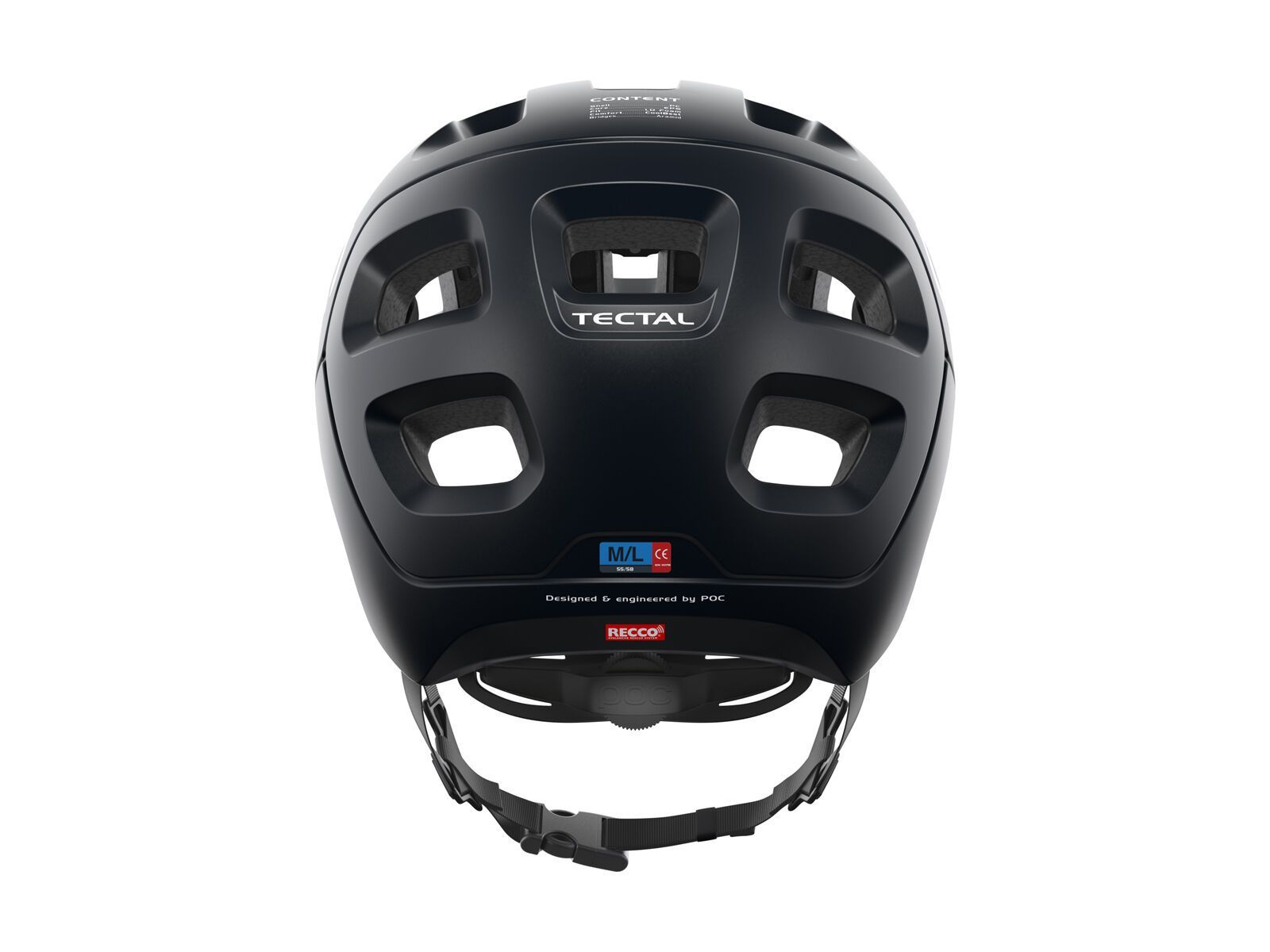 POC Tectal, uranium black matt - Bild 3