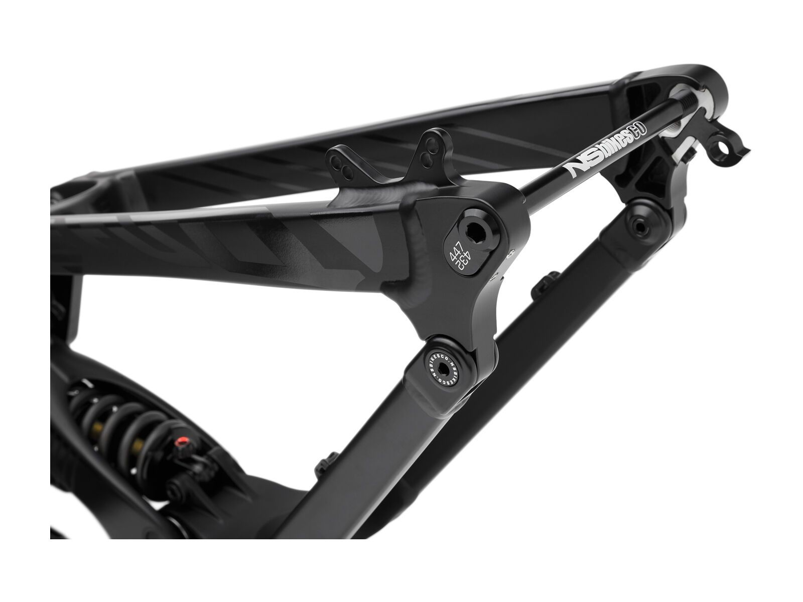 NS Bikes Fuzz Frame, flat black - Bild 4