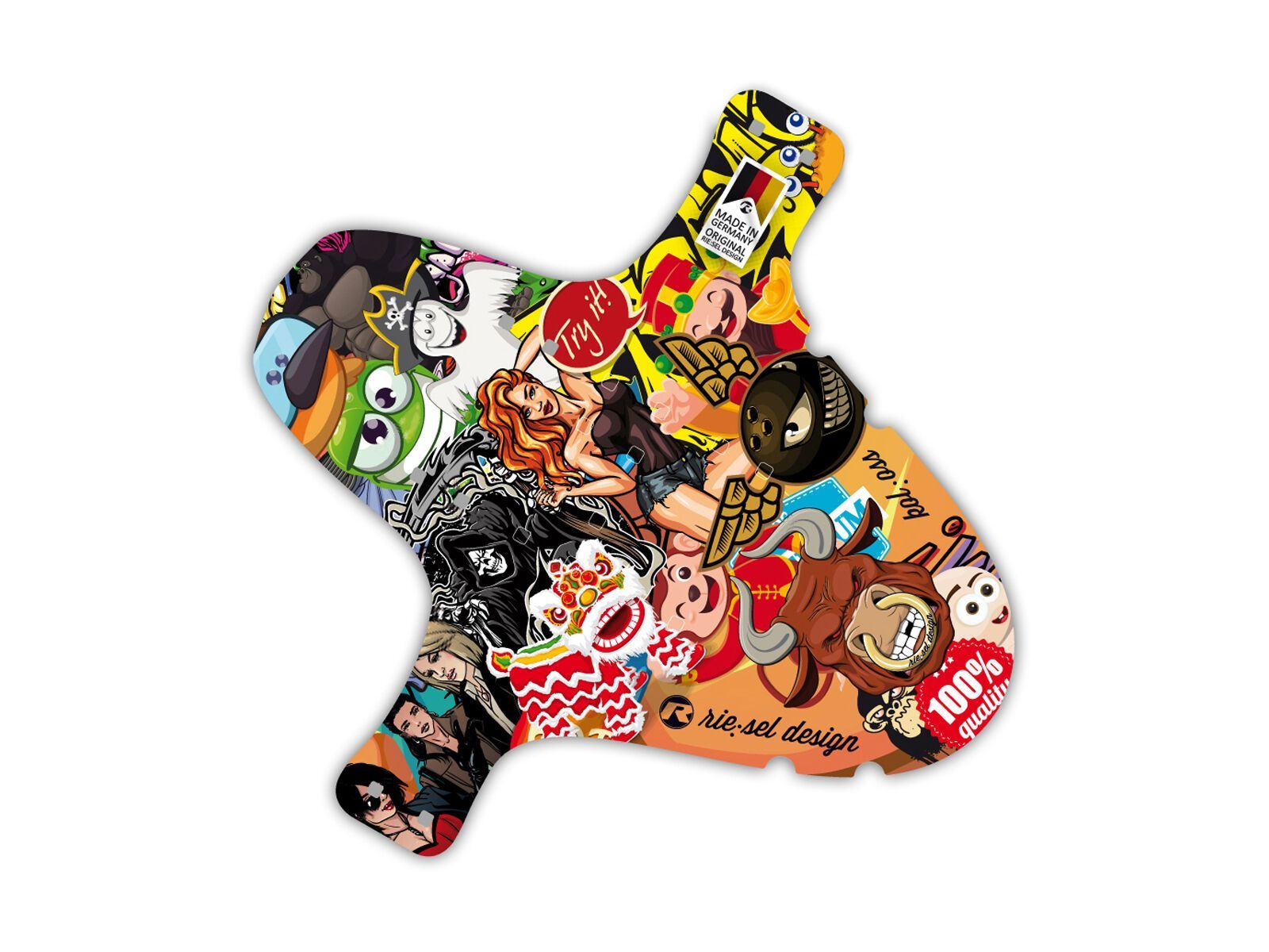 Riesel Design koloss, stickerbomb - Bild 1