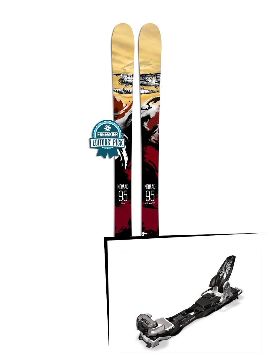 Set: Icelantic Nomad 95 2018 + Marker Baron EPF 13 - Bild 1