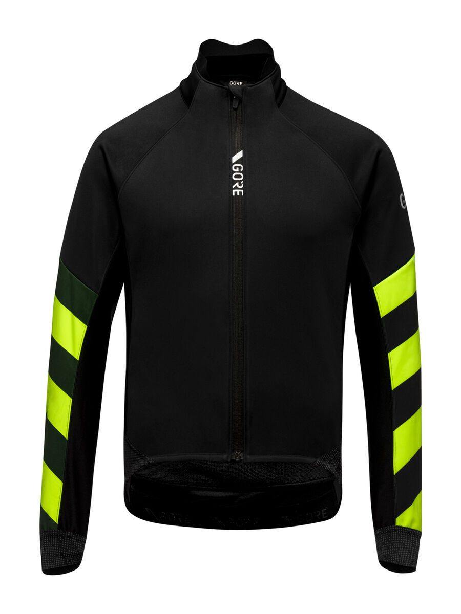 GOREWEAR Gore Wear C5 Gore-Tex Infinium Signal Thermo Jacke black/neon yellow S 101010-9908-S