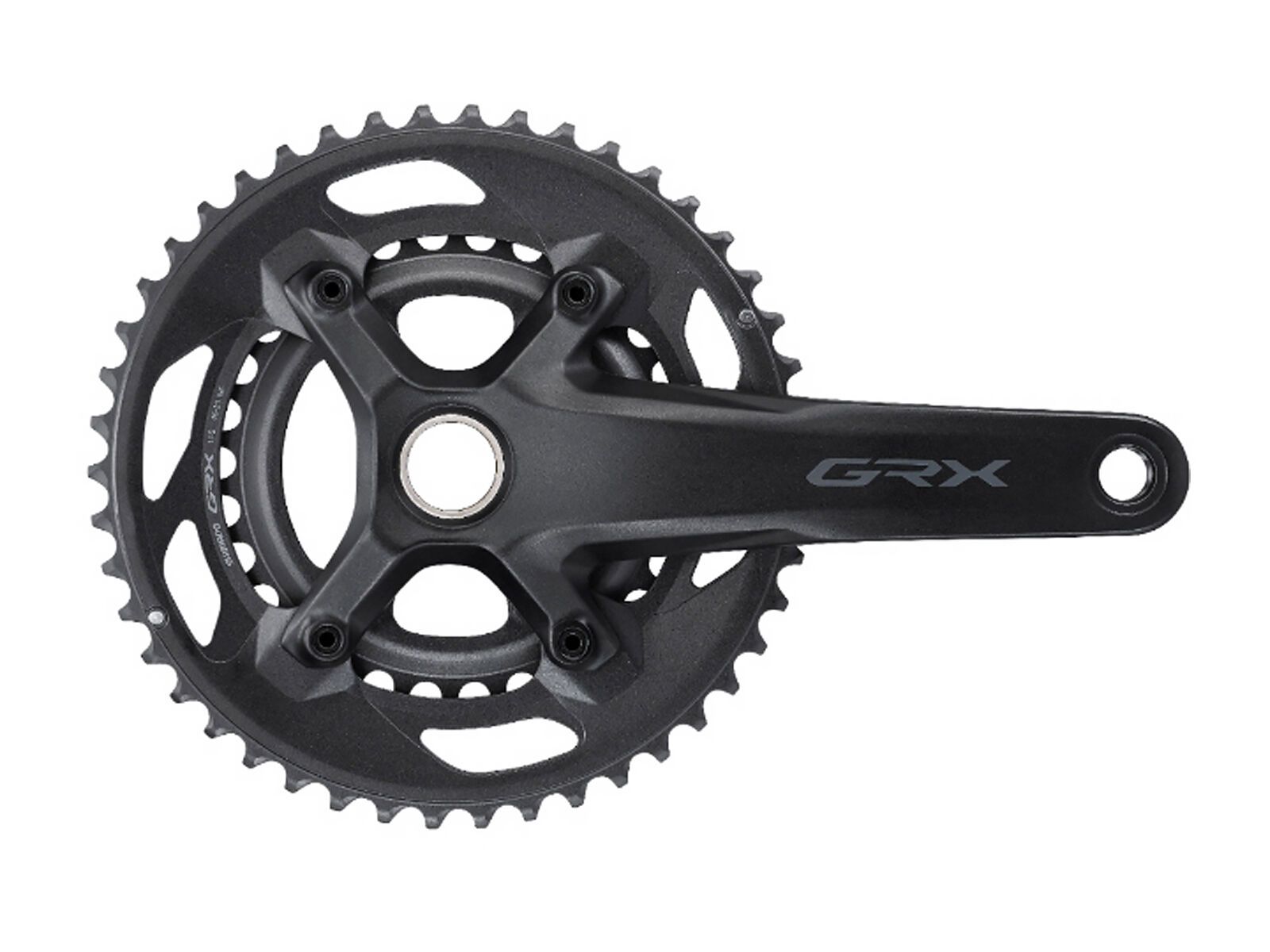Shimano GRX FC-RX600-10 - 46/30 Z / 2x10, schwarz - Bild 1