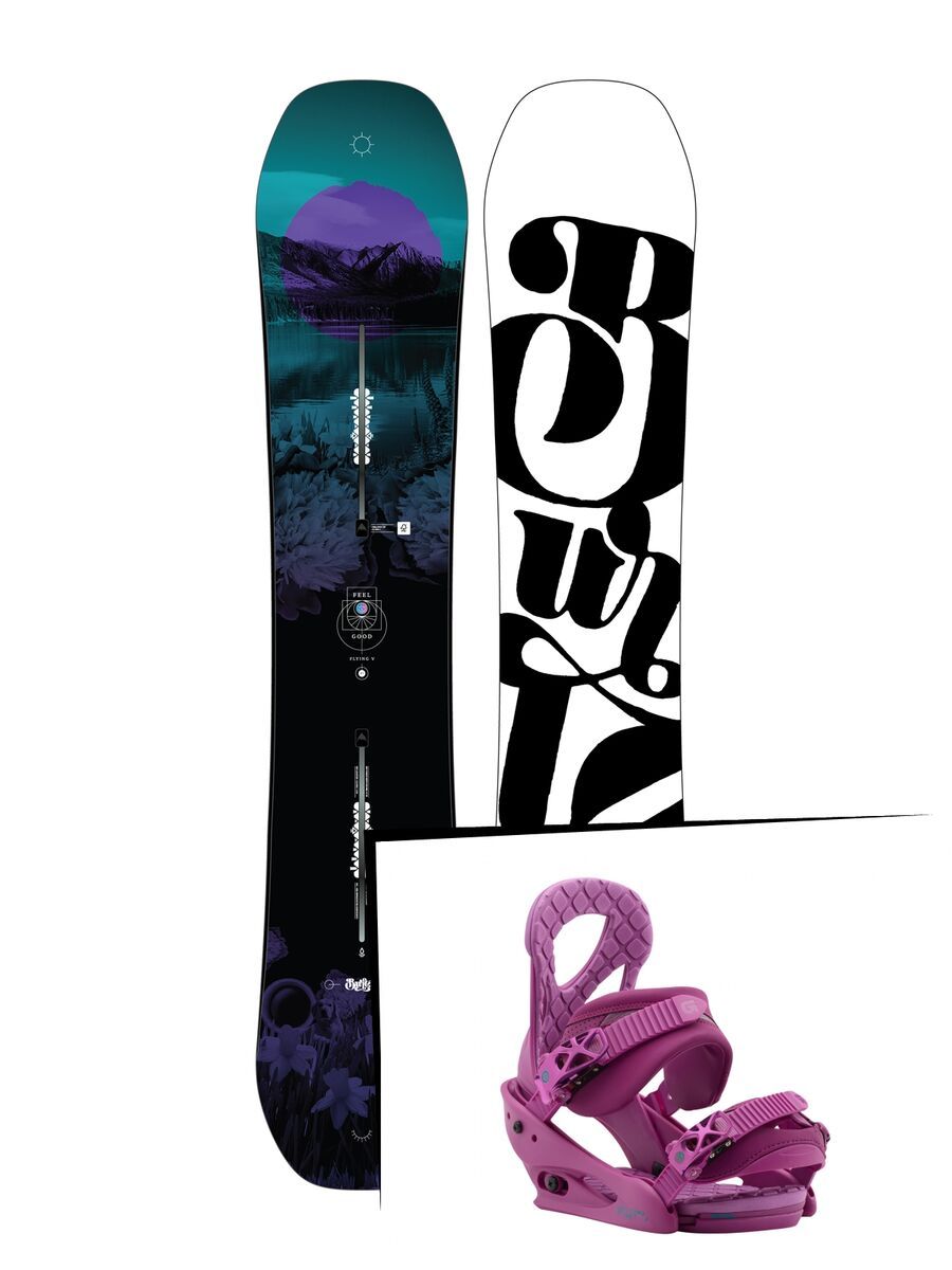 Set: Burton Feelgood Flying V 2019 +  Stiletto (1931124S) - Bild 1