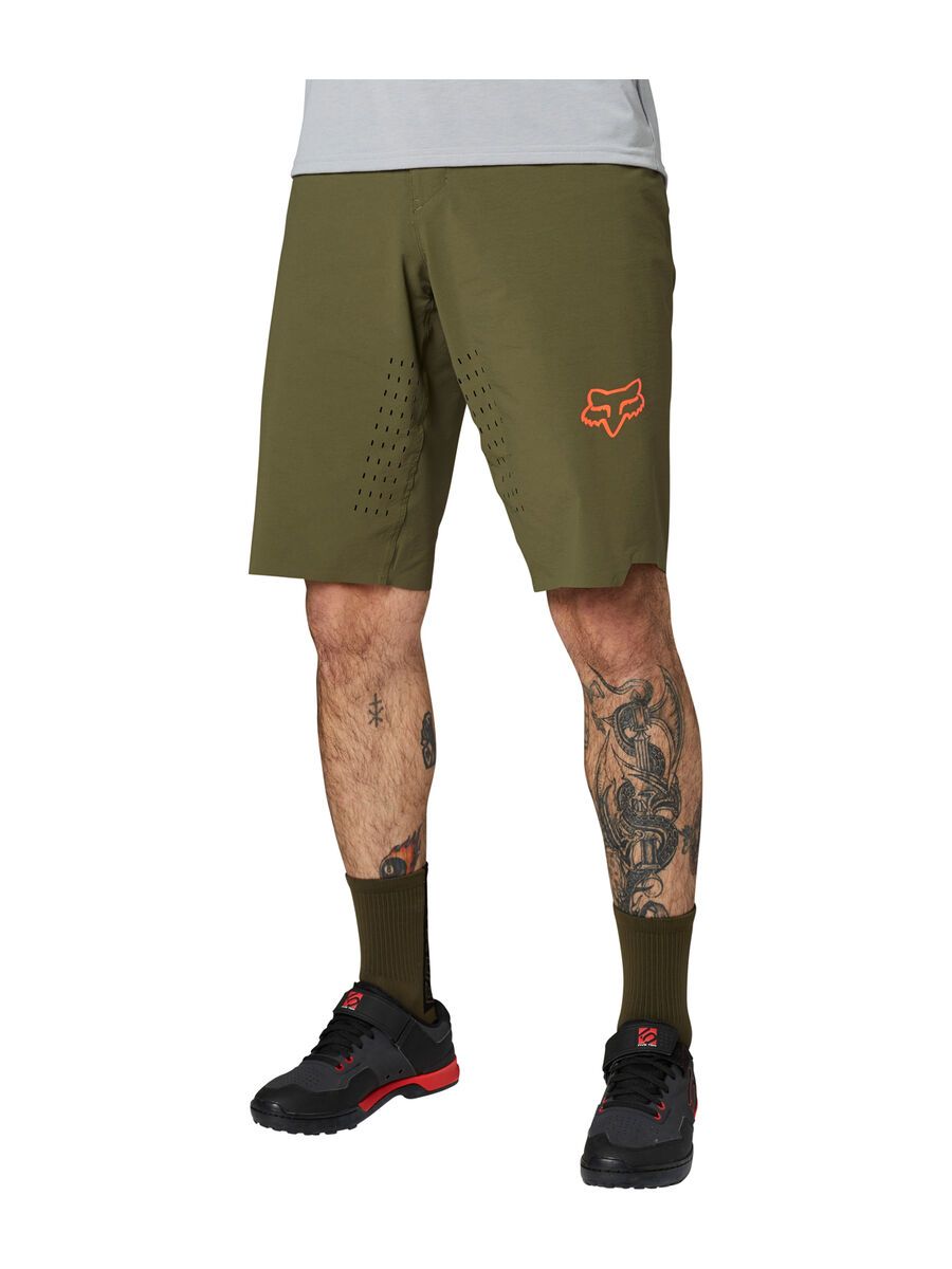 Fox Flexair Short No Liner, olive green - Bild 3