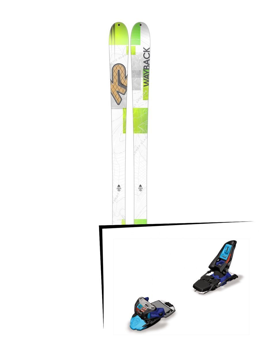 K2 SKI Set: Wayback 88 2016 + Marker Squire 11 - Bild 1