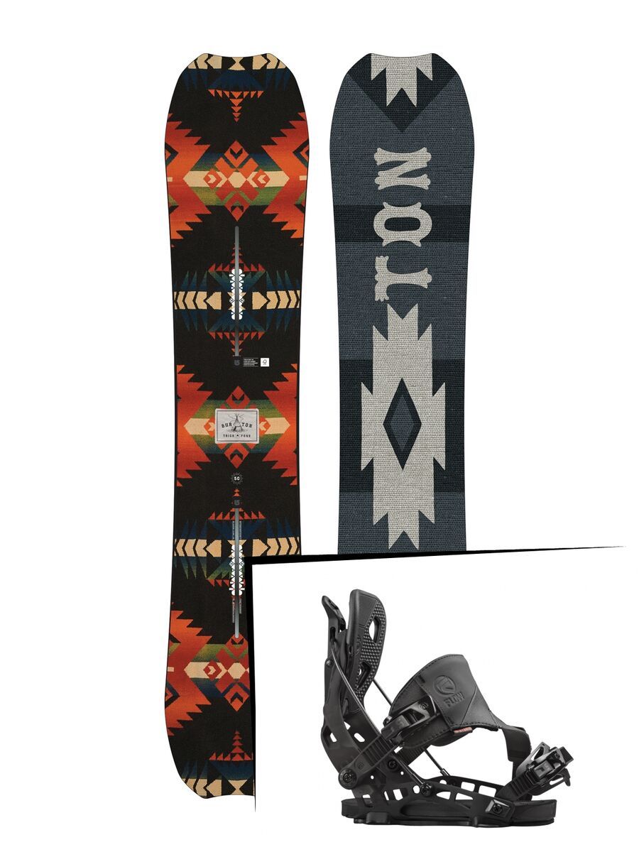Set: Burton Trick Pony 2017 + Flow NX2 Hybrid (1513124S) - Bild 1