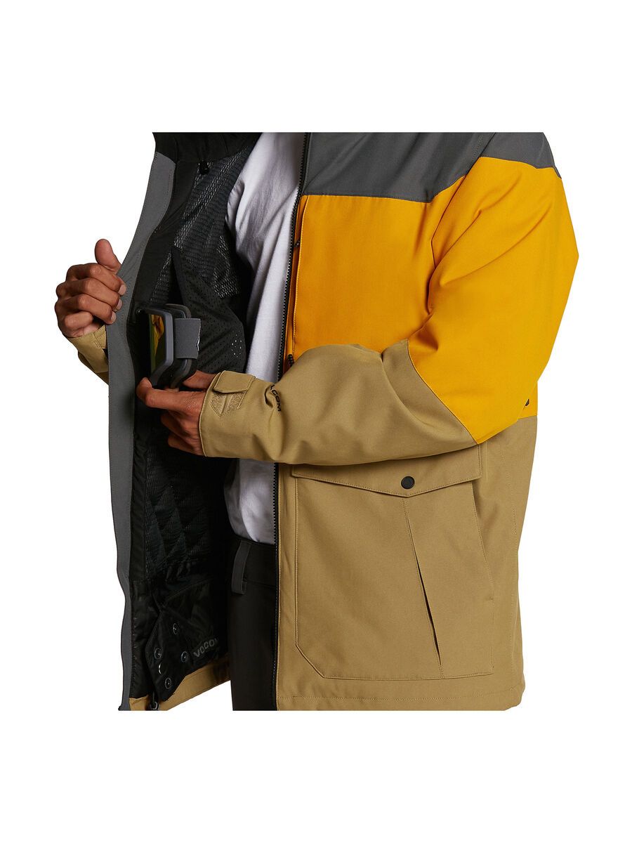 Volcom Tri Star Ins Jacket, burnt khaki - Bild 8