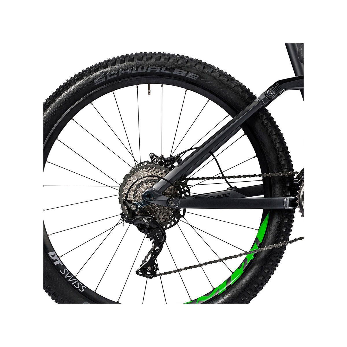 Cube Stereo 160 HPA SL 27.5, iridium´n´green - Bild 4