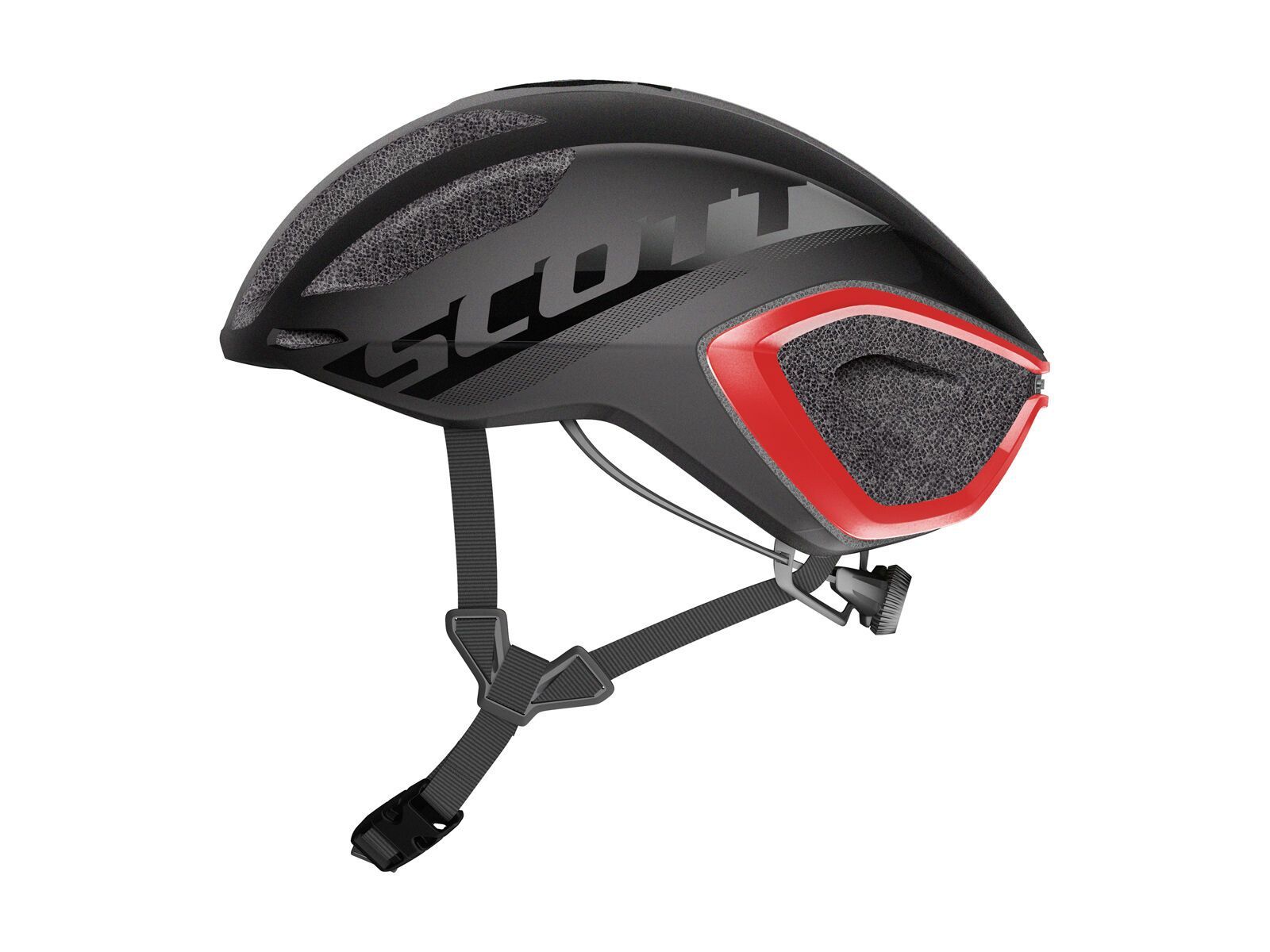 Scott Cadence Plus Helmet, dark grey/red - Bild 2