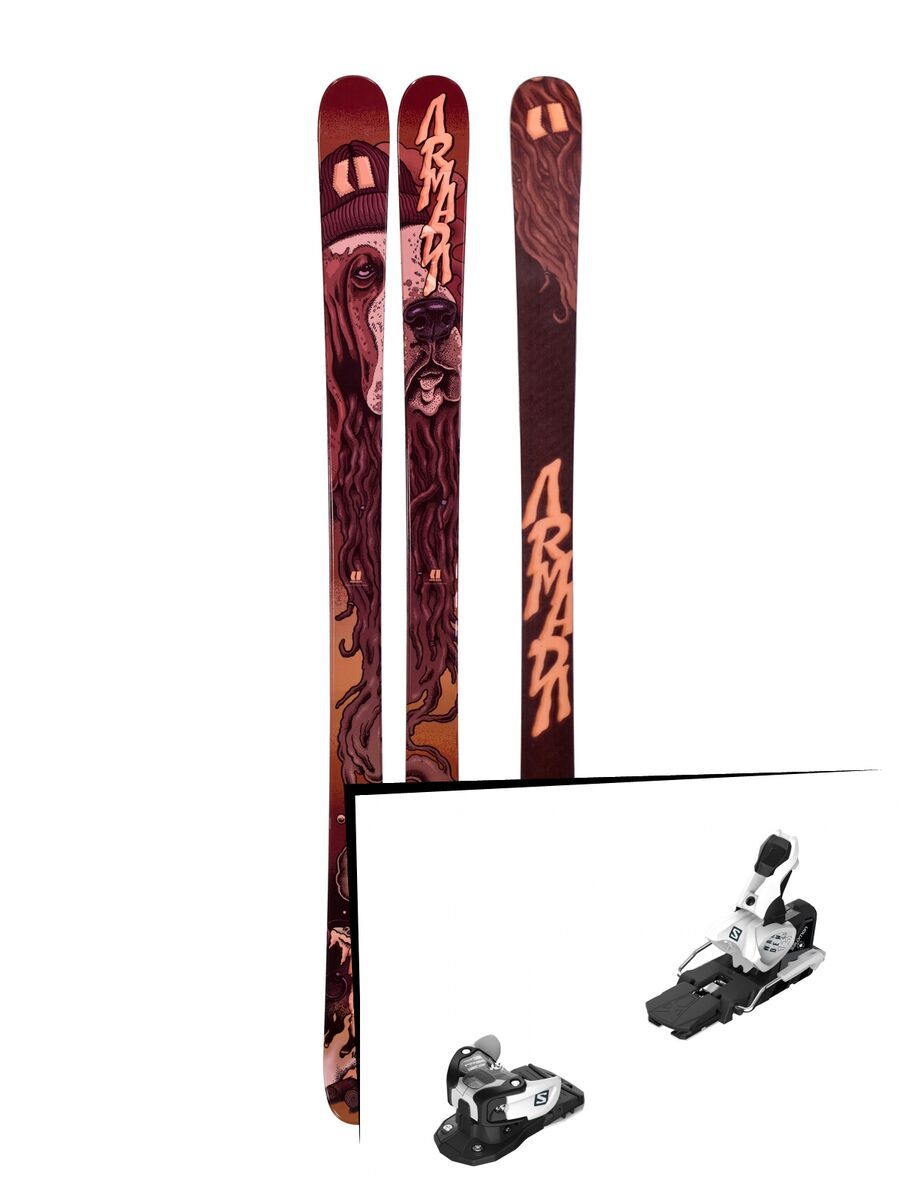 Set: Armada BDog 2019 + Salomon Warden MNC 13 white/black - Bild 1
