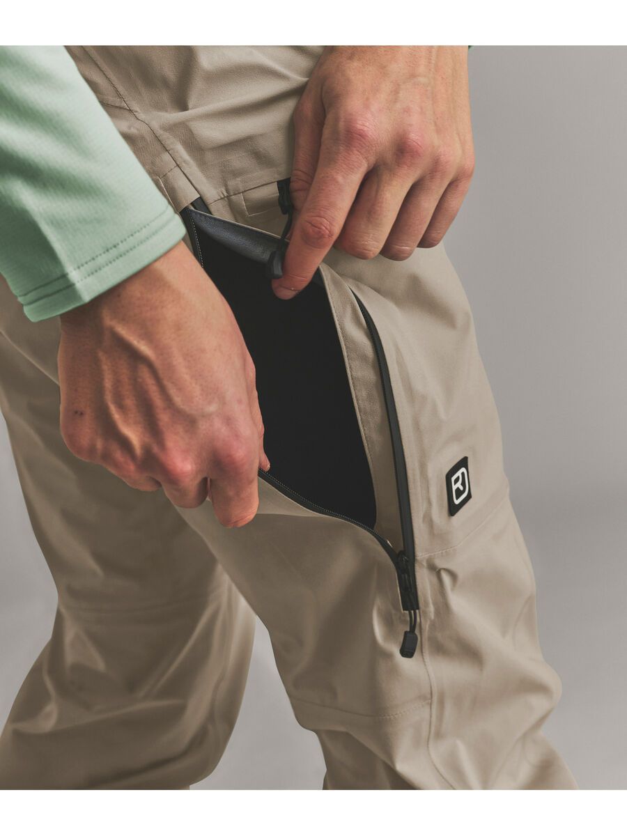Ortovox Ortler Gore-Tex Pants W, dark linen - Bild 9