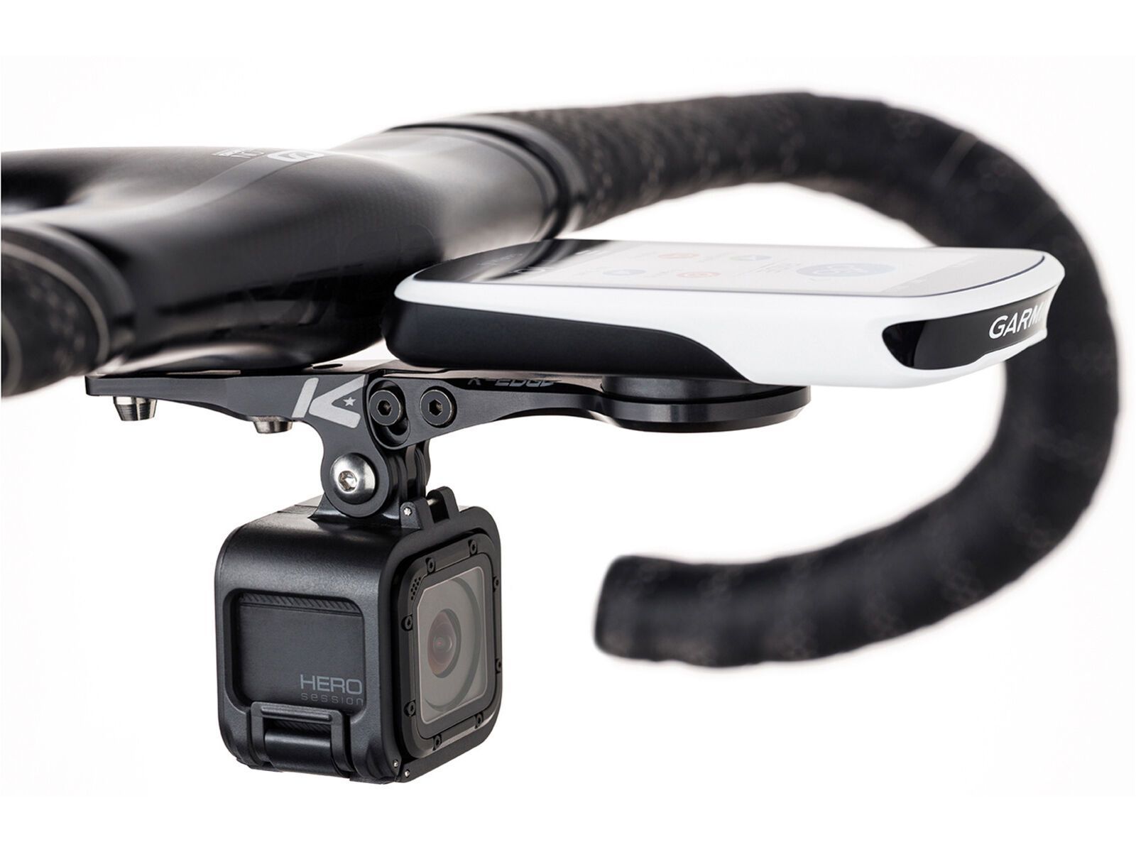 K-Edge Integrated Handlebar System (IHS) Mount Garmin Combo, black - Bild 4